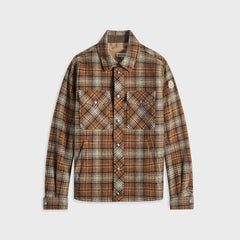 Moncler Plaid Shirt - Brown
