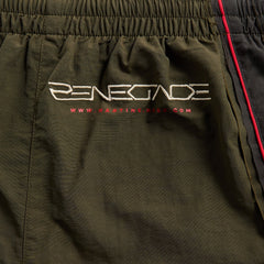 Martine Rose Layered Track Pant - Green / Dark Green