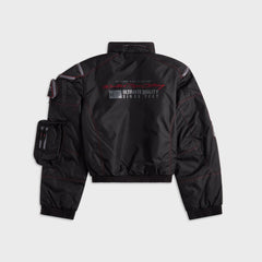 Martine Rose Bumbag Jacket - Black / Red