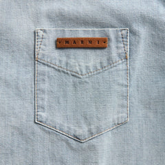 Marni Light Blue Chambray Shirt - Cloud