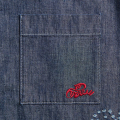 Marni Blue Chambray Oversized Shirt - Orion Blue