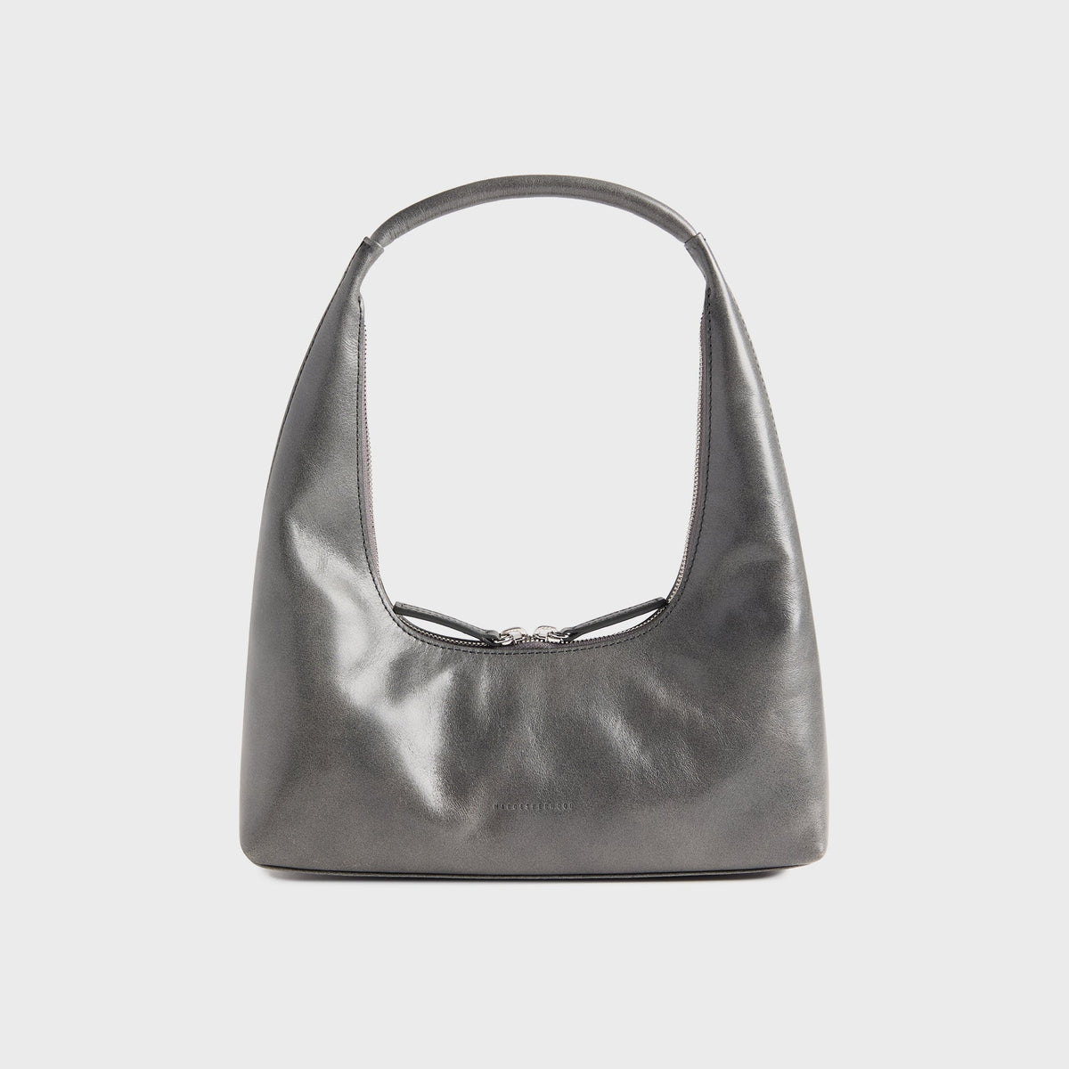 MARGESHERWOOD Hobo Shoulder Bag - Grey Semi Vegetable