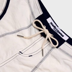 Made Some Short Short - White / Navy
