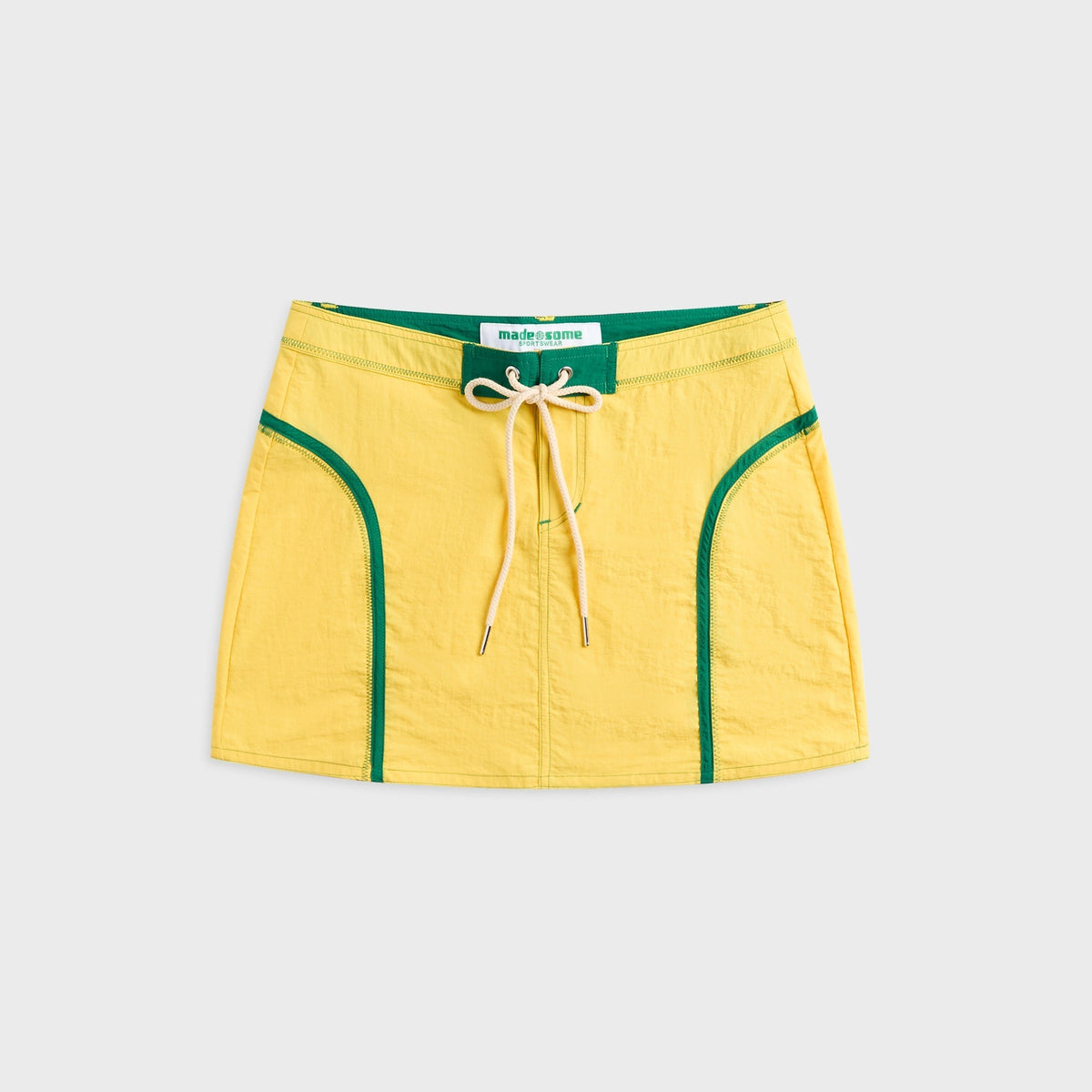 Made Some Mini Skirt - Yellow / Green