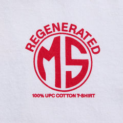 Marine Serre Upcycled Jersey Polo Shirt - White