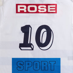 Martine Rose Oversized Hockey Top - White / Blue