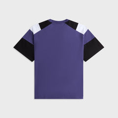 Martine Rose Oversized Panelled Tee - Purple Indigo