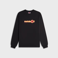 Metalwood Word Long Sleeve Tee - Black