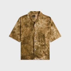 Needles Cabana Mesh Jacquard Uneven Dye Shirt - Olive