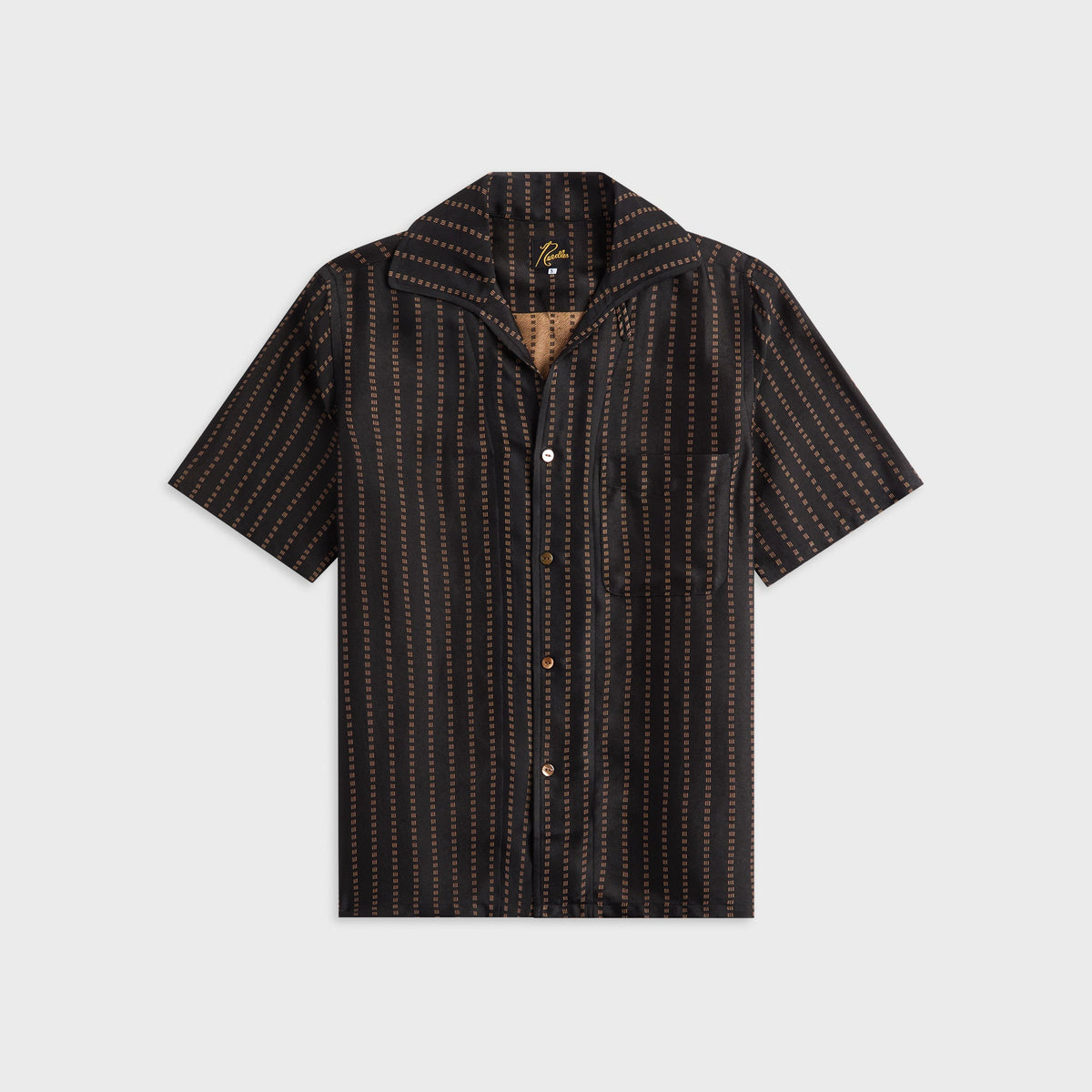 Needles Jacquard Cloth Italian Collar Shirt - Square