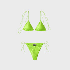 Naranja Furcado Triangle Set - Lime