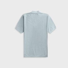 Orlebar Brown Roddy Short-Sleeve Polo Shirt - Light Sky Pool