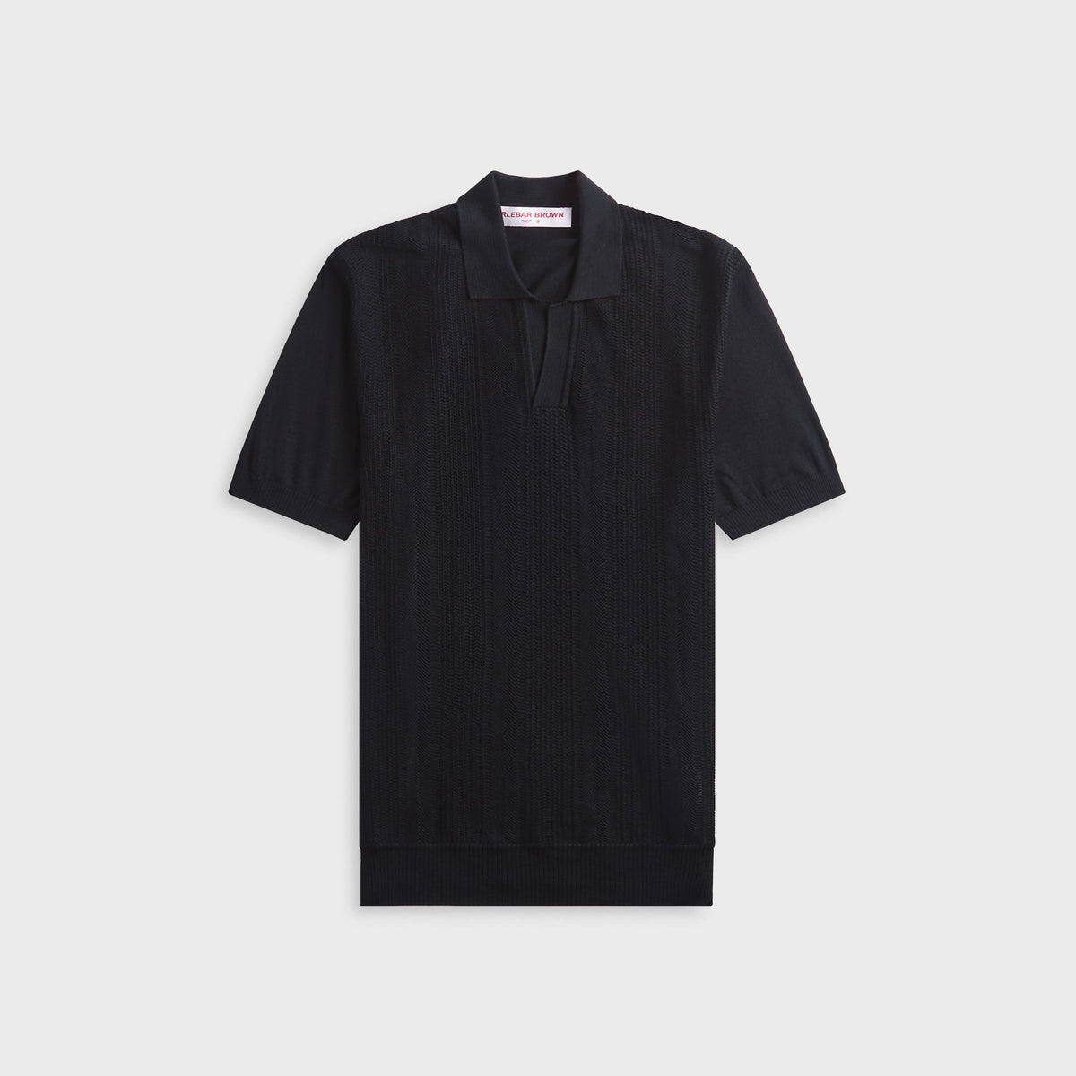 Orlebar Brown Horton Silk Fine Stripe Polo Shirt - Night Iris