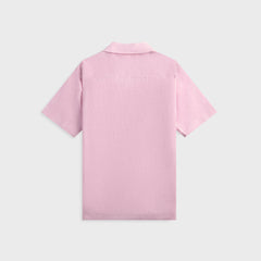 Orlebar Brown Maitan II Camp-Collar Linen Shirt - Rodeo Pink