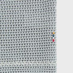Orlebar Brown Batten Stitch Shirt - Light Sky Pool / White Sand