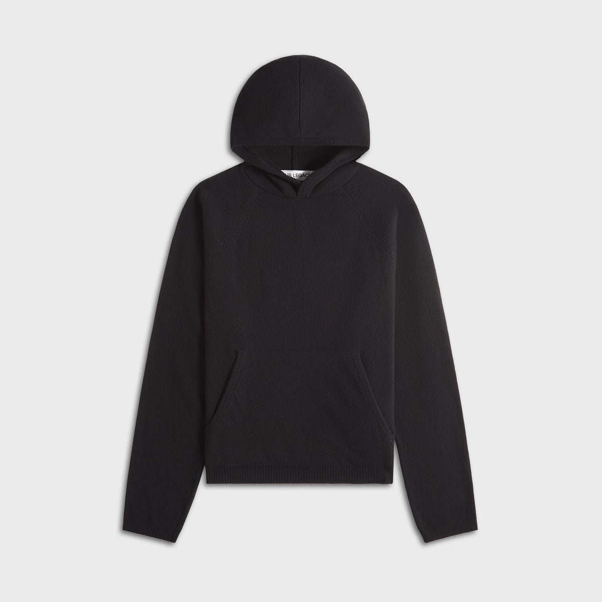 Our Legacy Knitted Hoodie - Black Cherub Wool