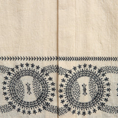 Orlebar Brown Maitan Cirqua Embroidery Shirt - White Sand / Night Iris