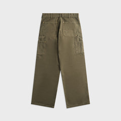 orSLOW Dad Fit Oxford Painter Pant - Army Green