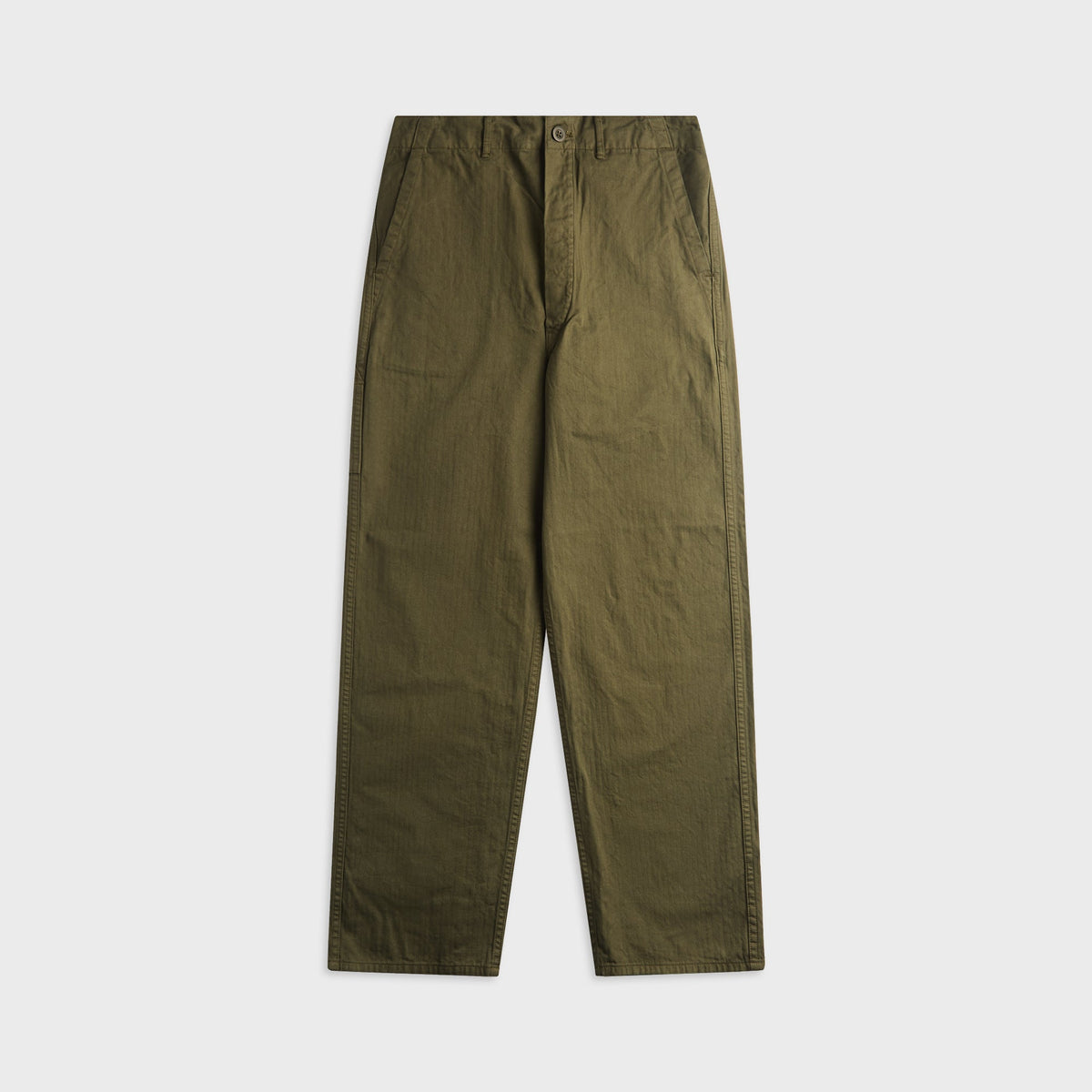 orSLOW Wide Fit French Work Pant - Army Green