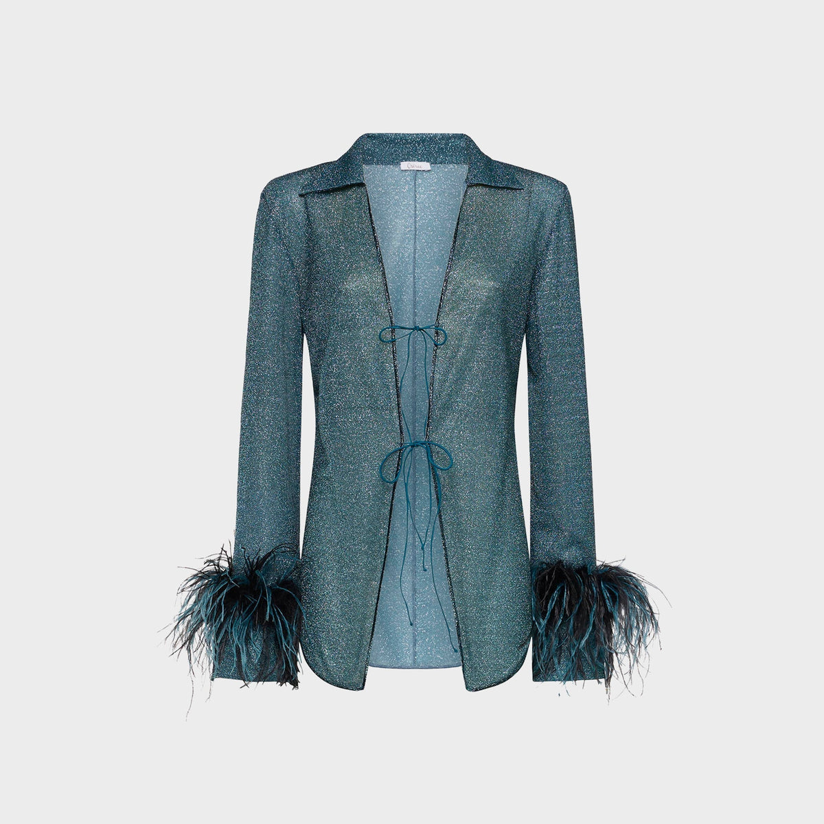 Oseree Lumière Plumage Shirt - Peacock