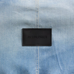 Ottolinger Glazed Denim Zip Jacket - Blue