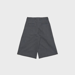 Our Legacy Split Short - Shark Pinstripe
