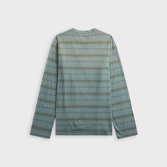 Our Legacy Box Long Sleeve Tee - Spray Fade Ghost Stripe