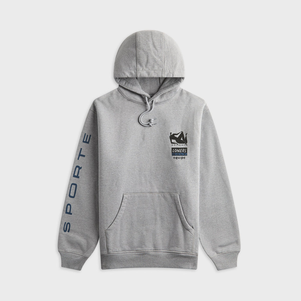 by Parra Sporte Hooded Sweatshirt - Heather Grey