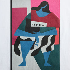 by Parra Reading The Square Tee - White