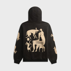 by Parra Non Grand Cafe Hooded Sweatshirt - Black