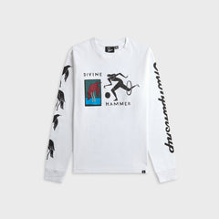by Parra Divine Hammer Long Sleeve Tee - White