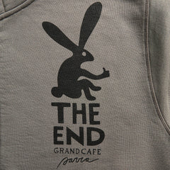 by Parra End The Bunny Zip Hooded Sweatshirt - Grey