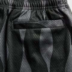 by Parra Waved Mesh Short - Black