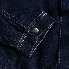 Peachy Den Joan Bomber Jacket - Indigo Rinse