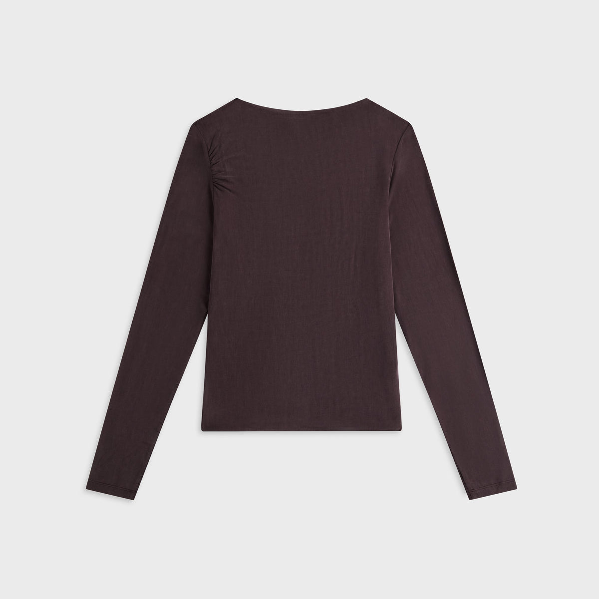 Peachy Den Kylie Long Sleeve Top - Chocolate