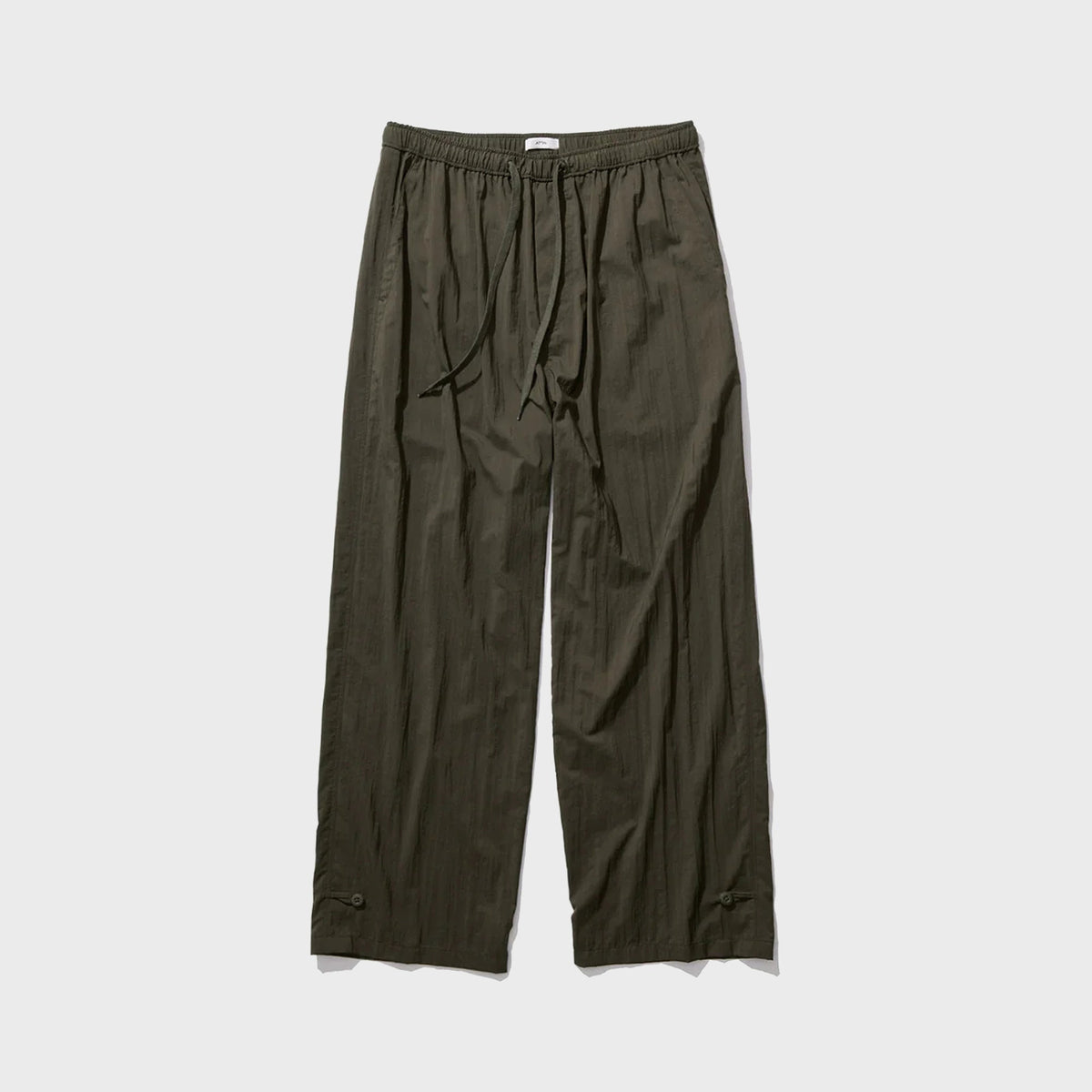 ATON Mat Airy Nylon Wide Pant - Khaki