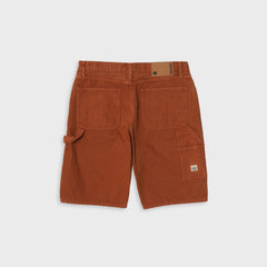 vowels Overdyed Painter Short - Persimmon