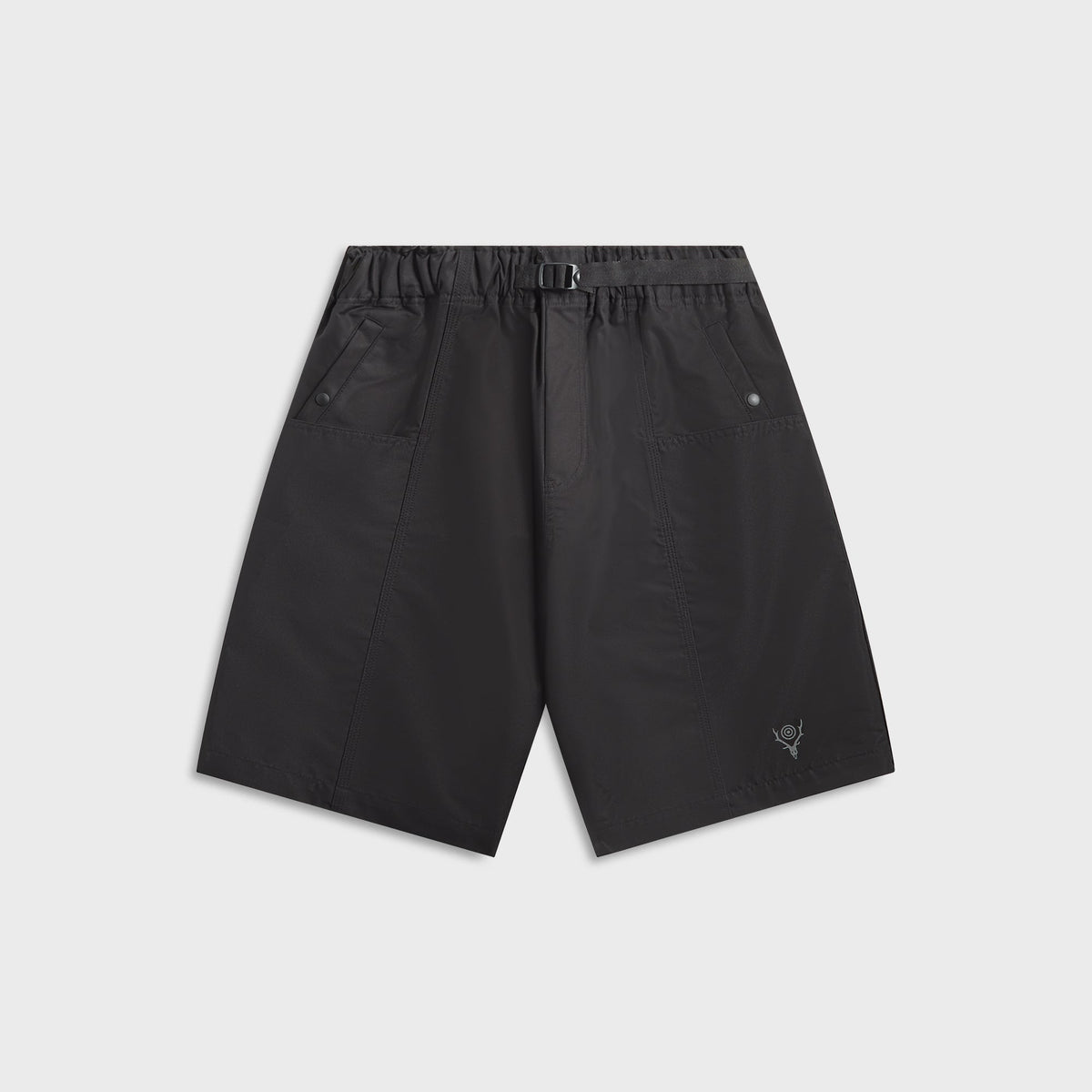South2 West8 C/PE Twill Belted C.S.Short - Black