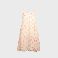 R13 Strappy Slip Dress - Red Hearts