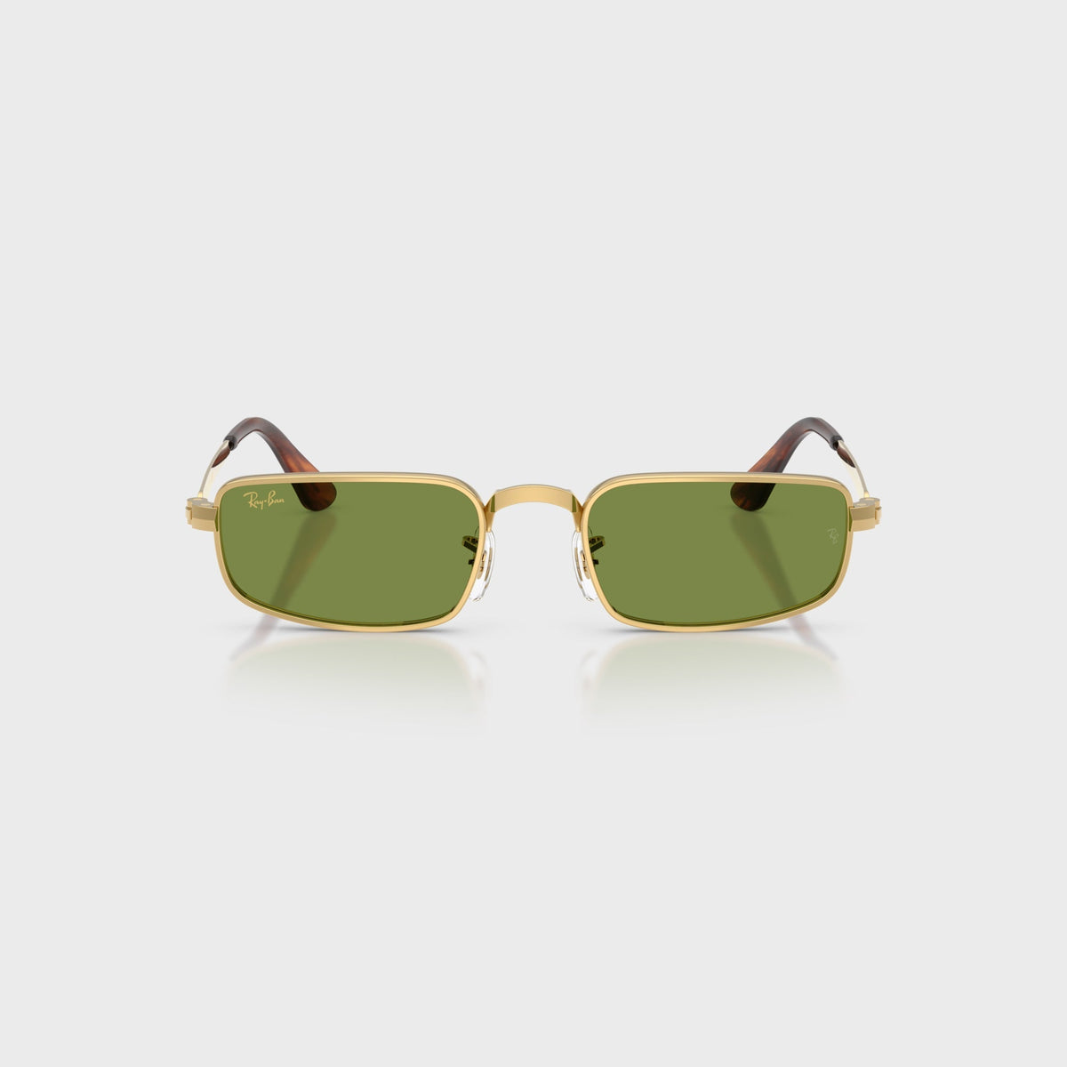 Ray Ban x A$AP ROCKY Bold Metal Sunglasses - Gold / Green