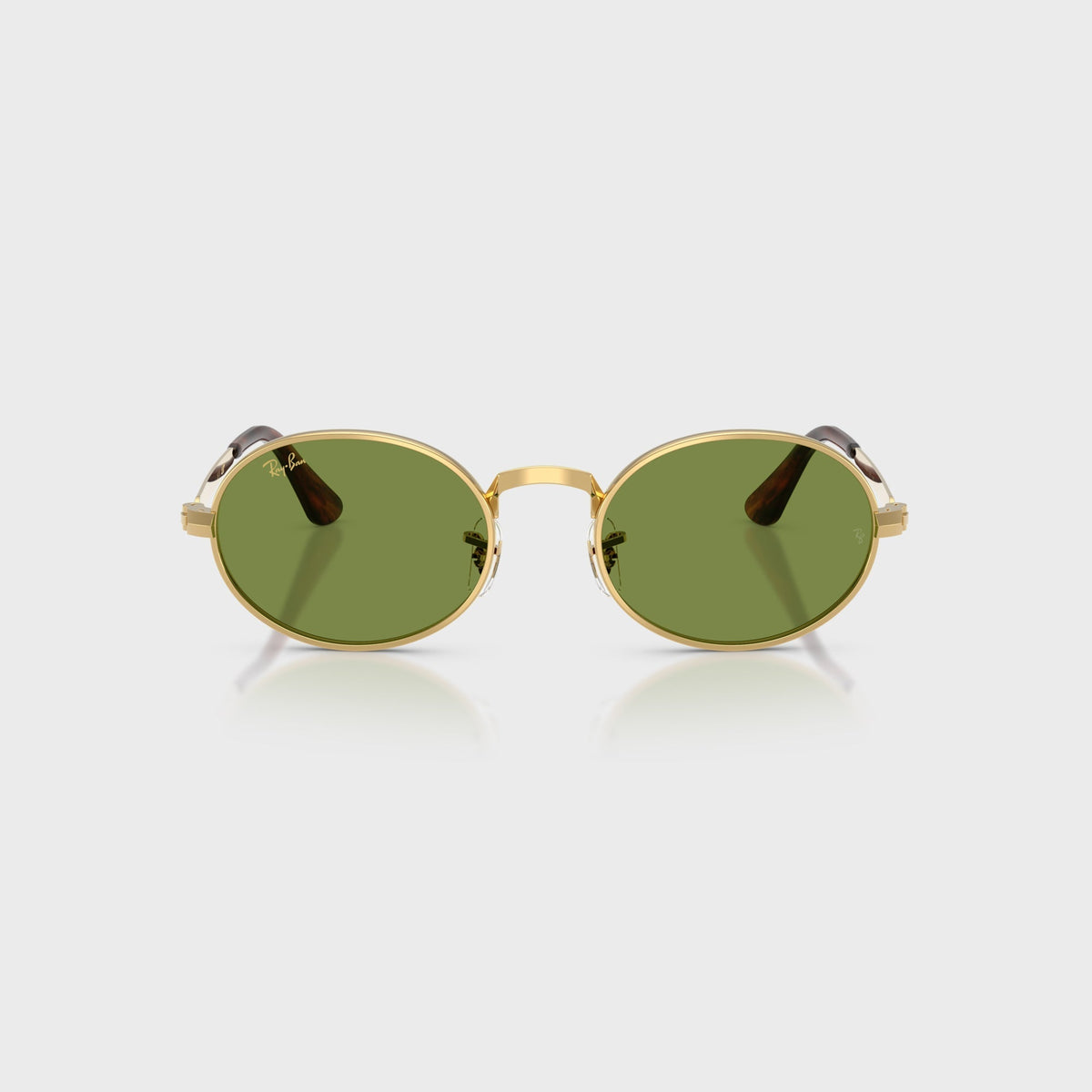 Ray Ban x A$AP ROCKY Bold Metal Sunglasses - Gold / Green