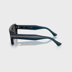 Ray Ban x A$AP Rocky Flacko Puffer Sunglasses - Transparent Blue Frame / Dark Grey Lens