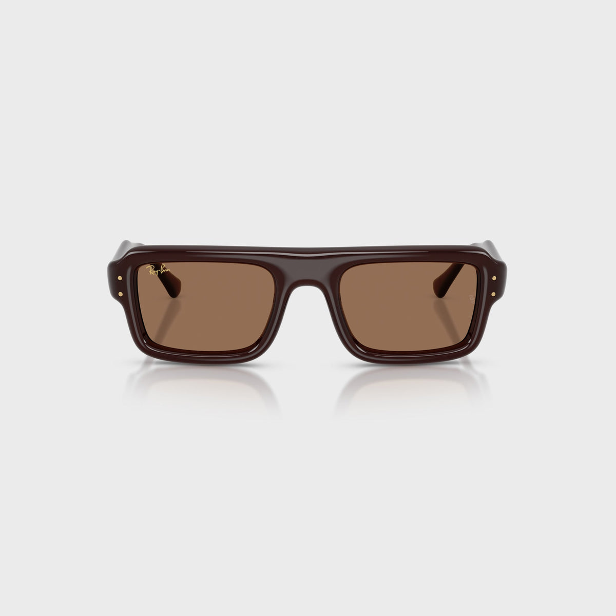 Ray Ban x A$AP Rocky Flacko Puffer Sunglasses - Transparent Brown Frame / Brown Lens