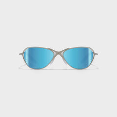NRGY Loop Frames - Chrome / Blue Water Lenses