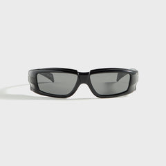 Rick Owens Sunglasses - Black Temple / Black Lens