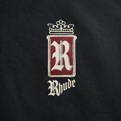 Rhude Fumar 91 Zip-Up Hoodie - Vintage Black / White / Red