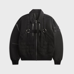 Rick Owens Blixa Cargo Bomber Jacket - Black