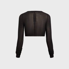 Rick Owens Crop Tee - Black