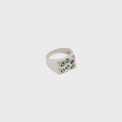 Bleue Burnham Rose Garden Signet - Green