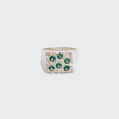 Bleue Burnham Rose Garden Signet - Green
